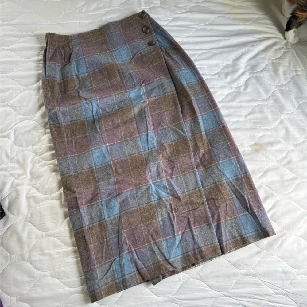 Pendleton Originals Vintage 00s Wool Wrap Skirt